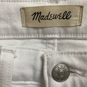 Women’s madewell white denim